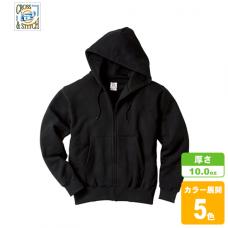 レギュラーウェイトスウェットジップパーカー(裏毛)