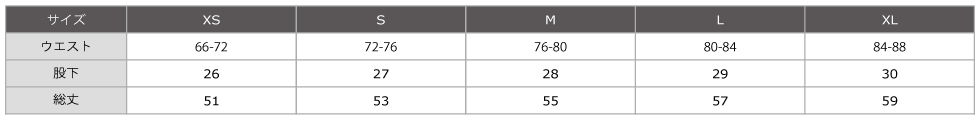 サイズ表