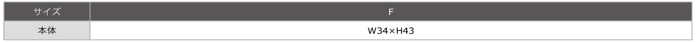 サイズ表