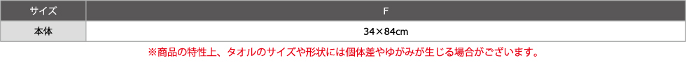 サイズ表