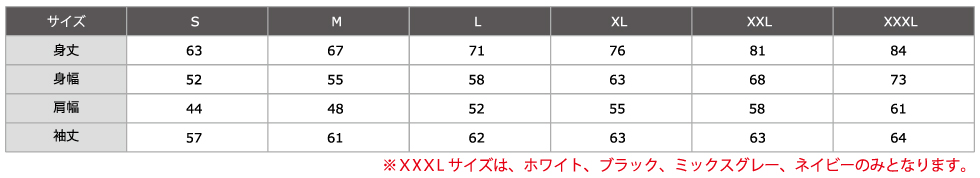 サイズ表