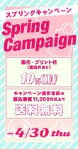 スプリングキャンペーン